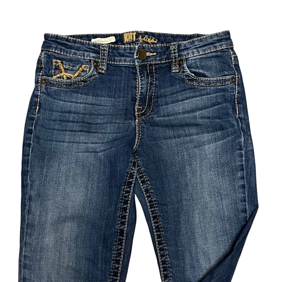 Kut From The Kloth Stevie Straight Leg Midrise Jeans Size 8 - Picture 3 of 7